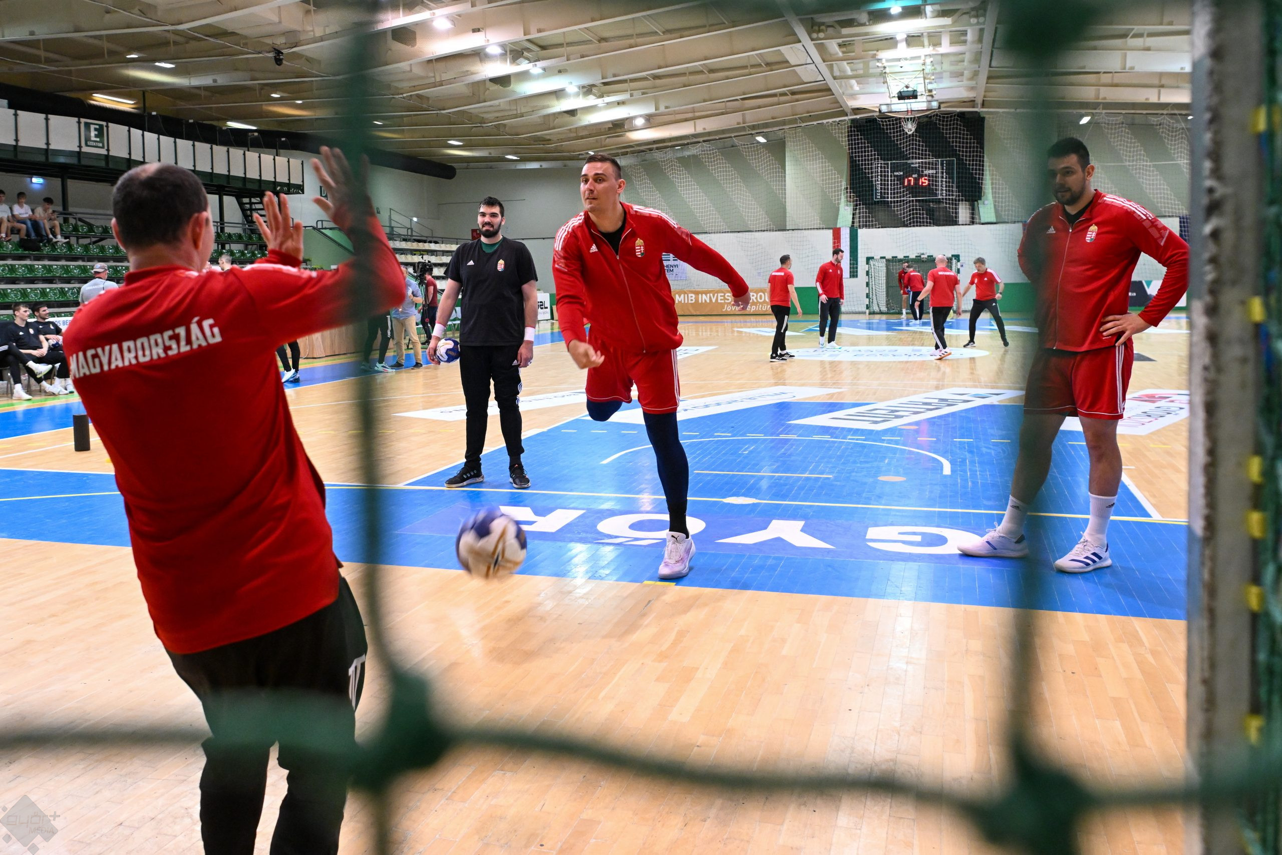 Győrben edzett a férfi kézilabda-válogatott